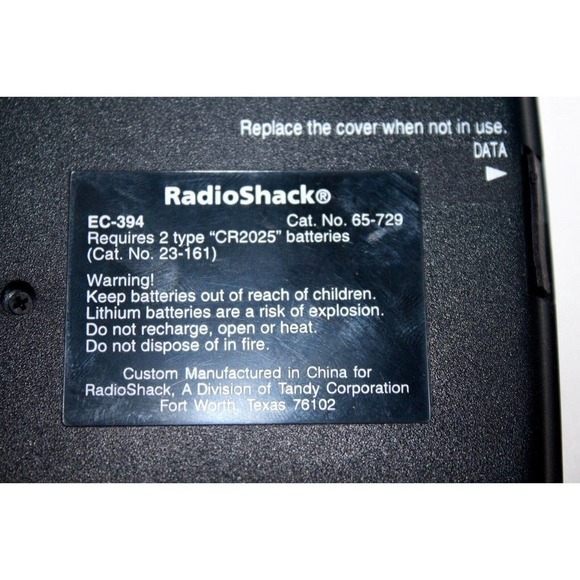 Vintage Radio Shack EC-394 32K Data Organizer - Picture 6 of 6